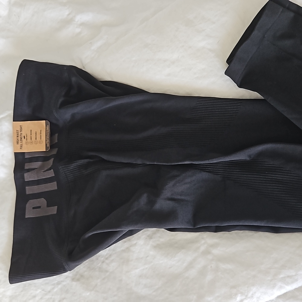 Pink High Waist Full Length Tight